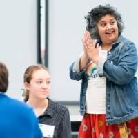 Dr. Rhodes welcomes students